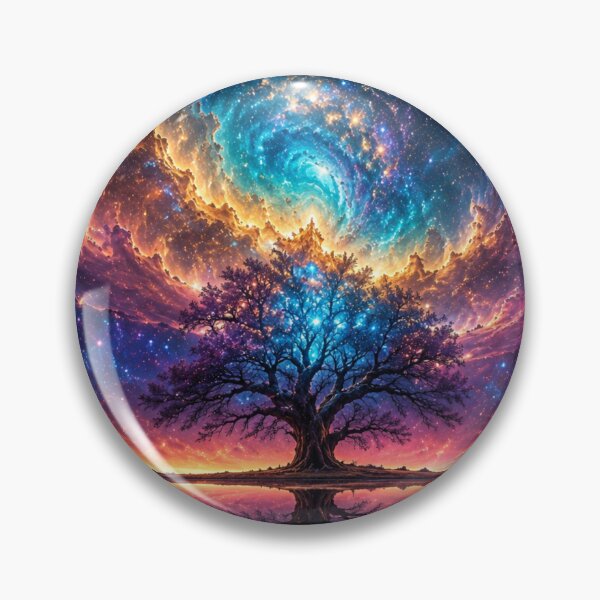 Item preview, Vibrant Cosmic Nebula Night Landscape designed and sold by OandSDesigns23.