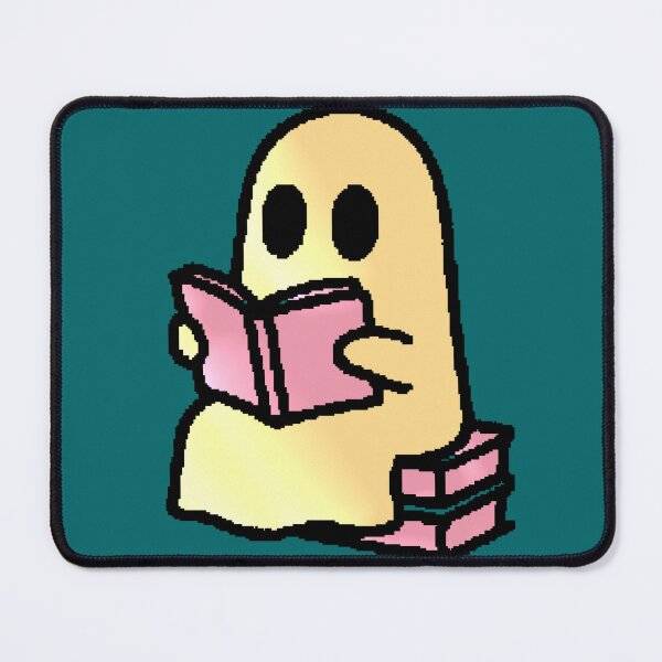 Item preview, Ghost Reading a Kawaii Bookworm Cozy Book designed and sold by AstronautMerch.