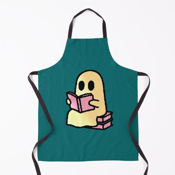 Item preview, Ghost Reading a Kawaii Bookworm Cozy Book designed and sold by AstronautMerch.