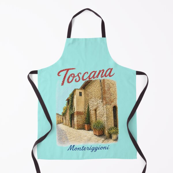 Item preview, Monteriggioni Tuscany Italian Street Illustration designed and sold by JOANNASKAH.