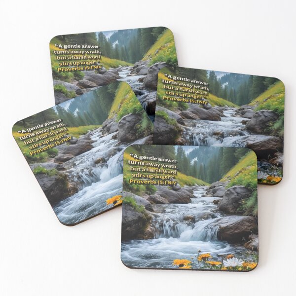 Item preview, Proverbs 15:1 NIV - v1 - JCTRUTHER designed and sold by JCTRUTHERshop.