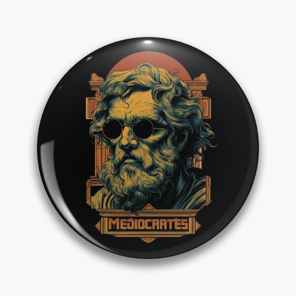 Item preview, Mediocrates - Funny Greek Philosopher Parody designed and sold by Cutie Galore.