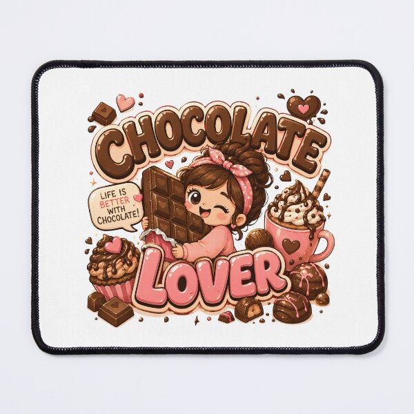 Item preview, Chocolate Lover Cute Sweet Tooth Dessert Design designed and sold by ILYASSE1.