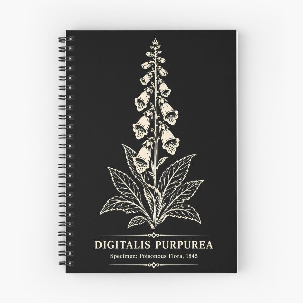 Item preview, Foxglove (Digitalis Purpurea) - Poisonous Botanical Specimen - Dark Academia designed and sold by nbg2012.