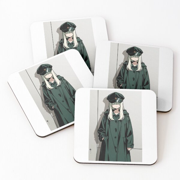Item preview, Fashion - frontvie woman long coat designed and sold by AnimeShin.