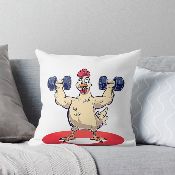 Item preview, Strong Chick Energy Funny Gym Chicken T-Shirt  designed and sold by MerchWSzpilkach.