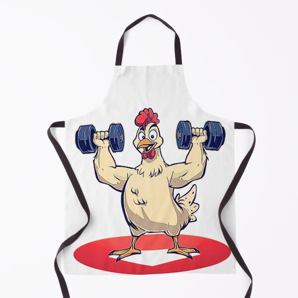 Item preview, Strong Chick Energy Funny Gym Chicken T-Shirt designed and sold by MerchWSzpilkach.