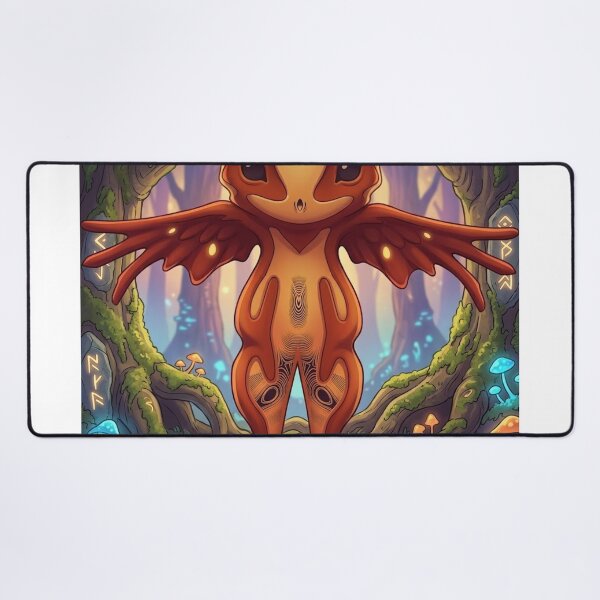 Item preview, An enchanted woodland with this mystical forest spirit designed and sold by AirCrayons27.