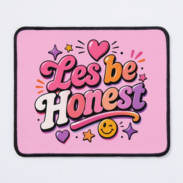 Item preview, Les be Honest Funny Lesbian Pride Design | LGBTQ+ Retro Rainbow Humor designed and sold by TheStephanieRome.