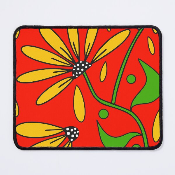 Item preview, Orange and Yellow Floral Boho Design designed and sold by Sartoris Art.