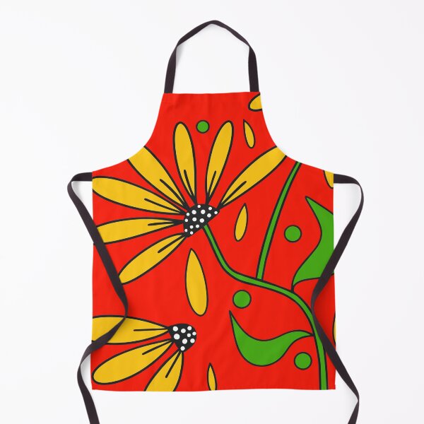 Item preview, Orange and Yellow Floral Boho Design designed and sold by Sartoris Art.