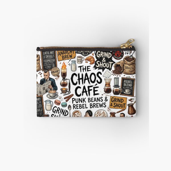 Item preview, The Chaos Cafe Punk Coffee Clipart – Retro Barista, Espresso Machines, Grungy Coffee Beans & Rebel Brews Sublimation Graphic designed and sold by afarkar.