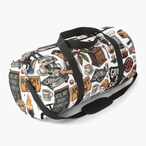 Item preview, The Chaos Cafe Punk Coffee Clipart – Retro Barista, Espresso Machines, Grungy Coffee Beans & Rebel Brews Sublimation Graphic designed and sold by afarkar.