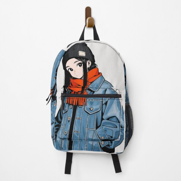 Item preview, Fashion - frontview woman denim jacket designed and sold by AnimeShin.