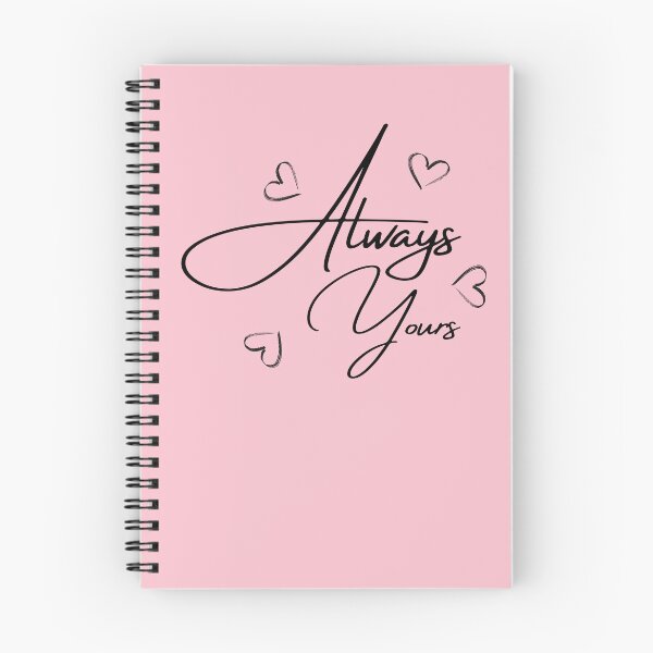Item preview, Always Yours Minimalist Script Calligraphy designed and sold by ShaderShirts.