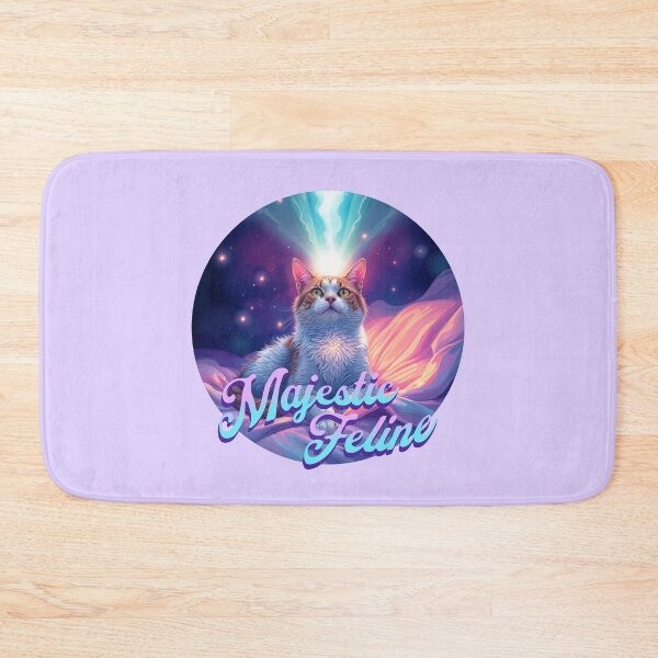 Item preview, Majestic Feline Cosmic Cat Art | Dreamy Galaxy Kitty Fantasy Design designed and sold by Sachie's Studio.