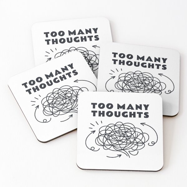 Item preview, Too Many Thoughts Shirt – Overthinking Tee designed and sold by DesignTeamHub.