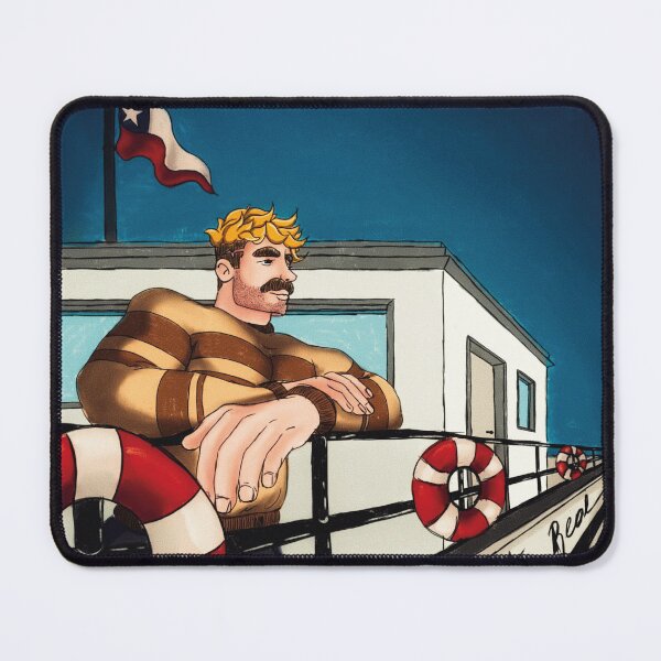 Item preview, Retro Sailor at Sunset: Vintage Nautical Comic Character Art designed and sold by benja-08.