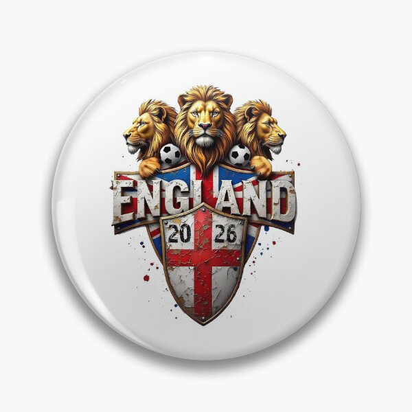 Item preview, England Football Fan Cartoon Sticker | Three Lions Supporter designed and sold by aminesez22.