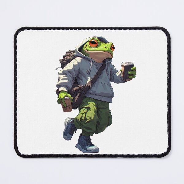 Item preview, Busy Day Frog | Cartoon Streetwear Character designed and sold by Aesthicer.