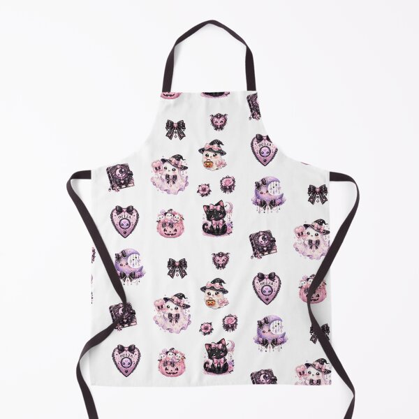 Item preview, Kawaii Pastel Goth Halloween Sticker Collection Featuring Cute Ghosts, Black Cat, Ouija Board, Moon Charm, Pink Pumpkin and Coquette Gothic Elements designed and sold by looplandger.