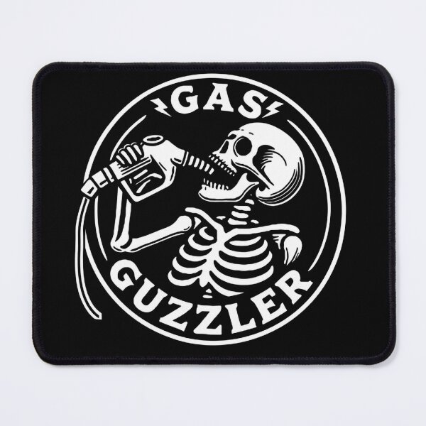 Item preview, Gas Guzzler Skeleton Skull Gas Pump Horror Art designed and sold by DeimosArtIntl.