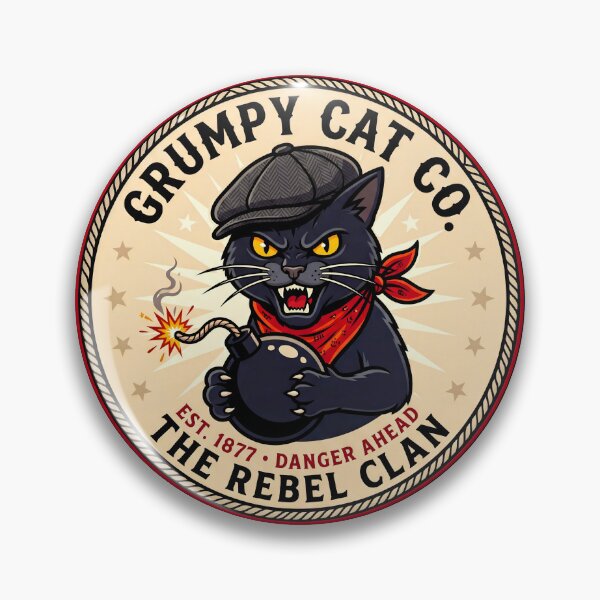 Item preview, Anarchy Catnip Funny Rebel Cat  designed and sold by Oommen Studio .