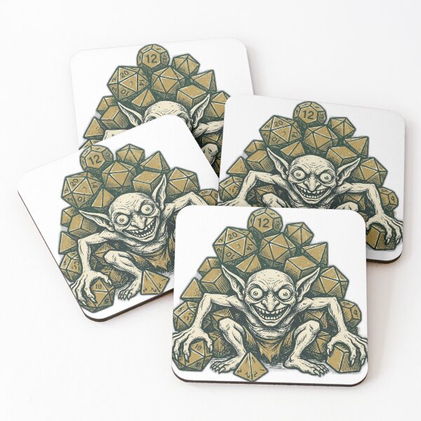 Item preview, Dice Goblin Hoarder TTRPG Fantasy Roleplaying designed and sold by FoxglovePress.