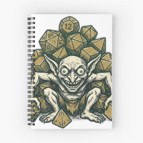 Item preview, Dice Goblin Hoarder TTRPG Fantasy Roleplaying designed and sold by FoxglovePress.