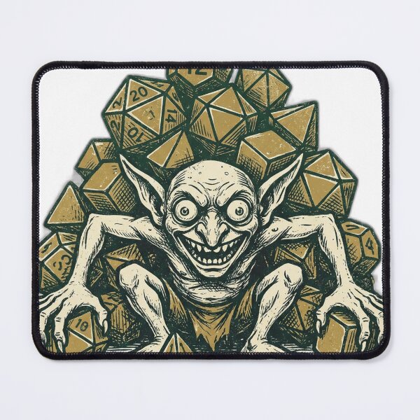 Item preview, Dice Goblin Hoarder TTRPG Fantasy Roleplaying designed and sold by FoxglovePress.