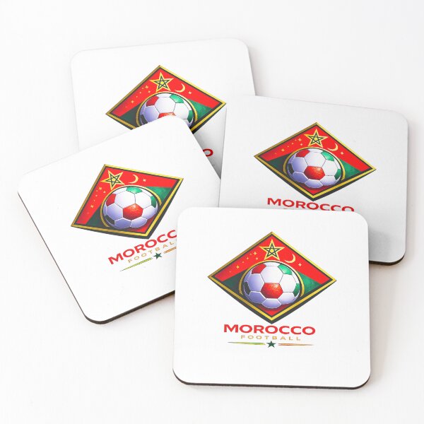 Item preview, Morocco Football Ultra Modern Minimal Soccer Design designed and sold by TKOprintdesigns.