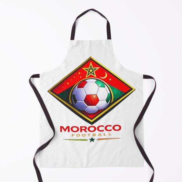 Item preview, Morocco Football Ultra Modern Minimal Soccer Design designed and sold by TKOprintdesigns.