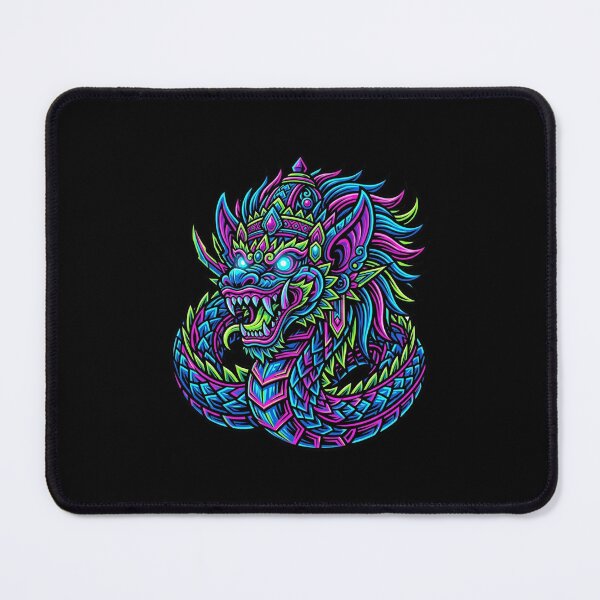 Item preview, Cyberpunk Neon Barong Naga Pop Art designed and sold by DuckOddity.