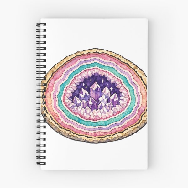 Item preview, A Cracked-Open Crystal Geode in Jewel Tones designed and sold by eignvalue.
