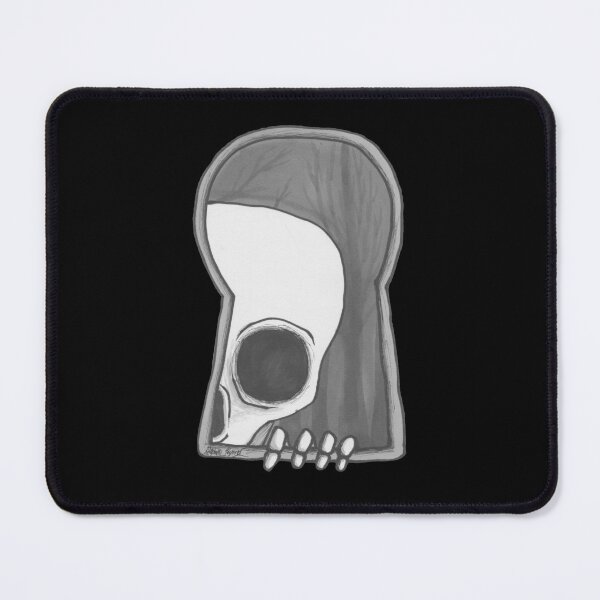Item preview, Black And White Death Looking Through The Keyhole designed and sold by Grimmlar.