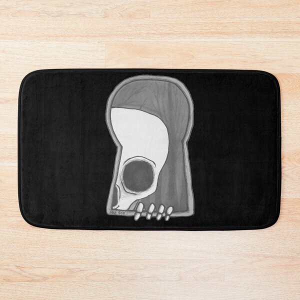 Item preview, Black And White Death Looking Through The Keyhole designed and sold by Grimmlar.
