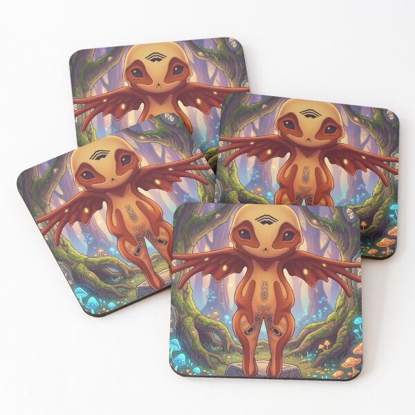 Item preview, An enchanted woodland with this mystical forest spirit designed and sold by AirCrayons27.