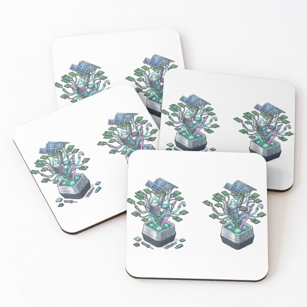 Item preview, Green Data Server Cyberpunk Plant Tech designed and sold by caffeinepixels.