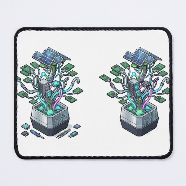 Item preview, Green Data Server Cyberpunk Plant Tech designed and sold by caffeinepixels.