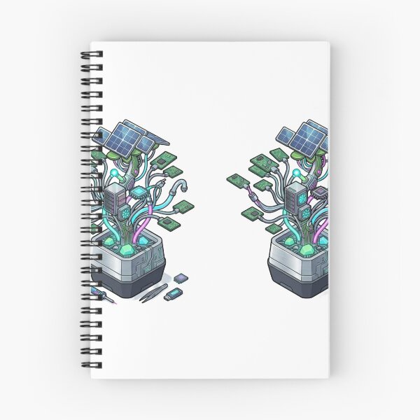 Item preview, Servidor Planta Cyberpunk Tecnologia Sostenible Green designed and sold by caffeinepixels.