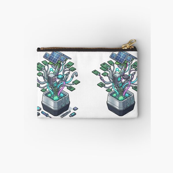 Item preview, Green Data Server Cyberpunk Plant Tech designed and sold by caffeinepixels.
