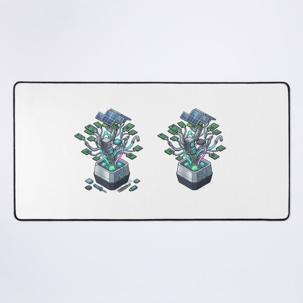 Item preview, Green Data Server Cyberpunk Plant Tech designed and sold by caffeinepixels.
