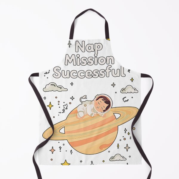 Item preview, Cute Nap Mission Successful Funny Sleeping Astronaut Kids Shirt designed and sold by MerchWSzpilkach.