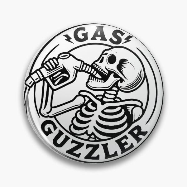 Item preview, Gas Guzzler Skeleton Skull Gas Pump Horror Car designed and sold by DeimosArtIntl.