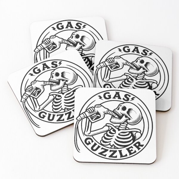 Item preview, Gas Guzzler Skeleton Skull Gas Pump Horror Car designed and sold by DeimosArtIntl.