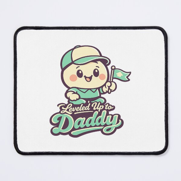 Item preview, Leveled Up to Daddy – Father’s Day  designed and sold by LuveraxArt.