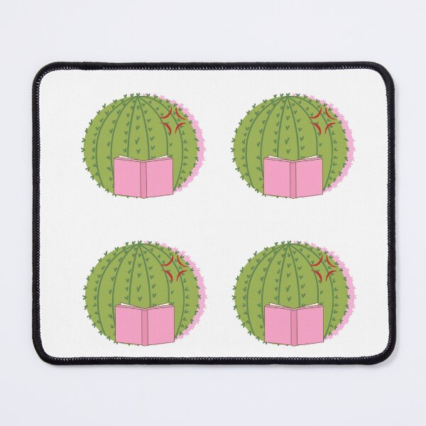 Item preview, Four Angry Cactuses Reading A Book | Pack  designed and sold by Nyxander's Bookish Catalogue.