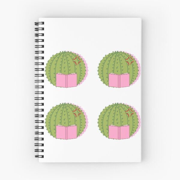 Item preview, Four Angry Cactuses Reading A Book | Pack  designed and sold by Nyxander's Bookish Catalogue.