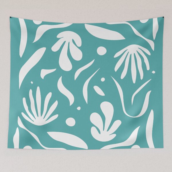 Item preview, Summer Mood Coral Botanical Pattern designed and sold by Julia's Art .