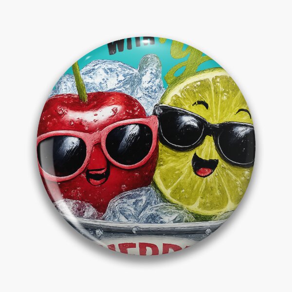 Item preview,  Cherry on Top & Lime in My Drink  – Funny Summer Cocktail Graphic designed and sold by AnimalAirtistry.